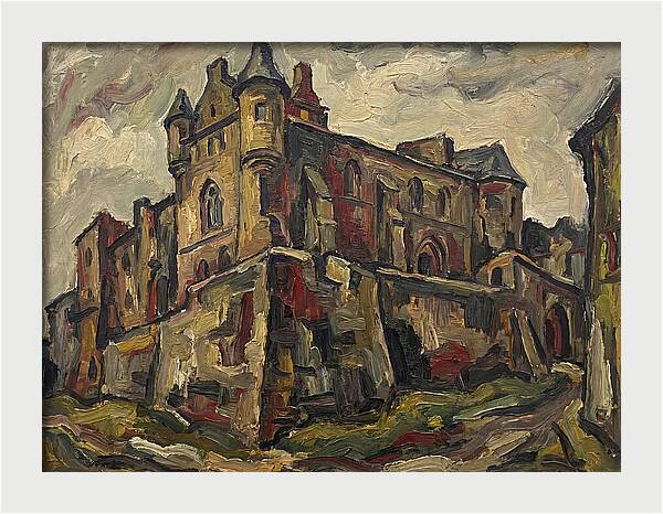 Historic Building In Expressionist Style