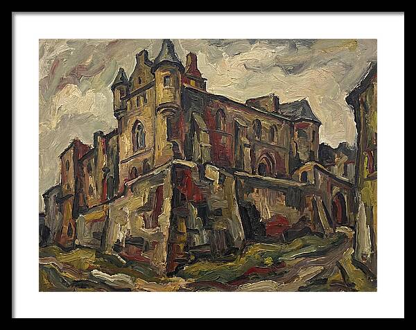 Historic Building In Expressionist Style