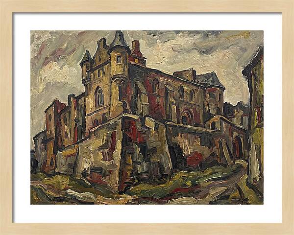 Historic Building In Expressionist Style