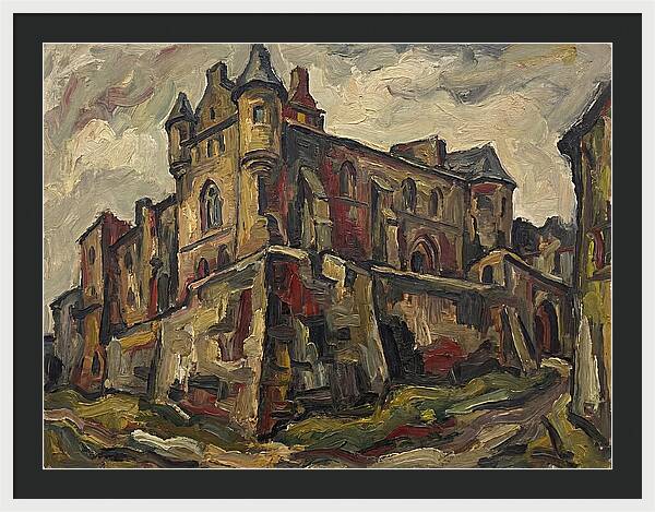 Historic Building In Expressionist Style