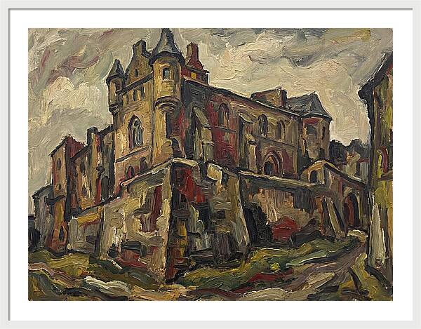 Historic Building In Expressionist Style