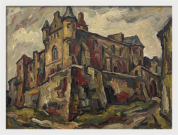 Historic Building In Expressionist Style