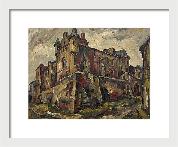 Historic Building In Expressionist Style