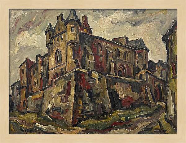 Historic Building In Expressionist Style