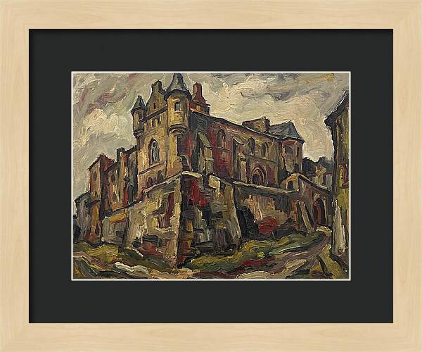 Historic Building In Expressionist Style