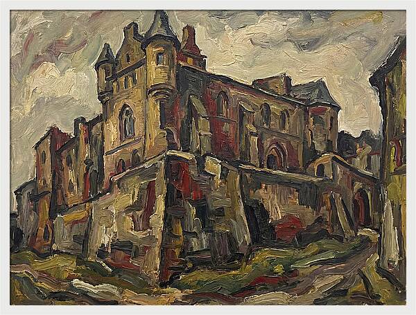 Historic Building In Expressionist Style