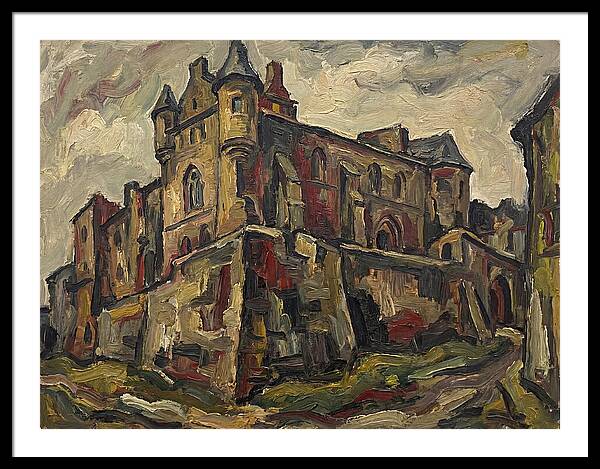 Historic Building In Expressionist Style