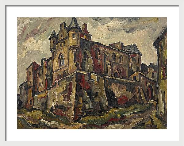 Historic Building In Expressionist Style