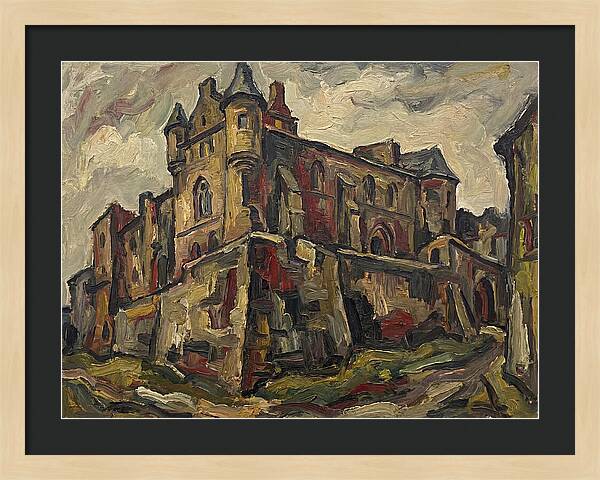 Historic Building In Expressionist Style