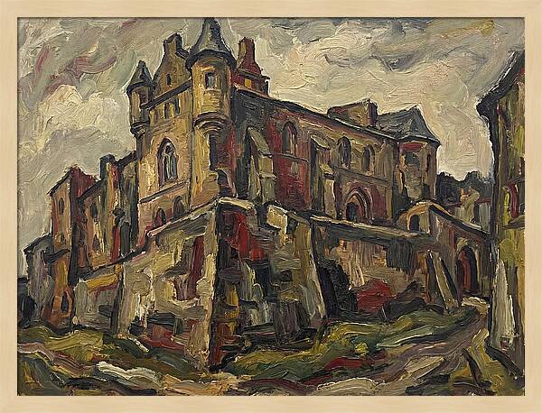 Historic Building In Expressionist Style
