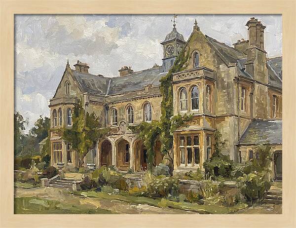 Historic Building In Nature