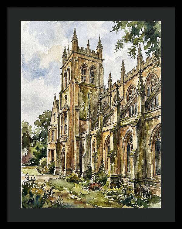 Historic Building Watercolor