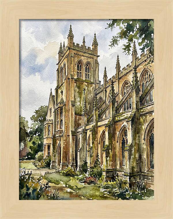 Historic Building Watercolor