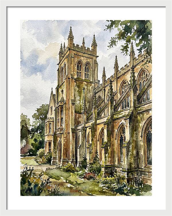 Historic Building Watercolor