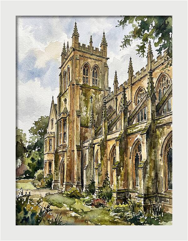 Historic Building Watercolor