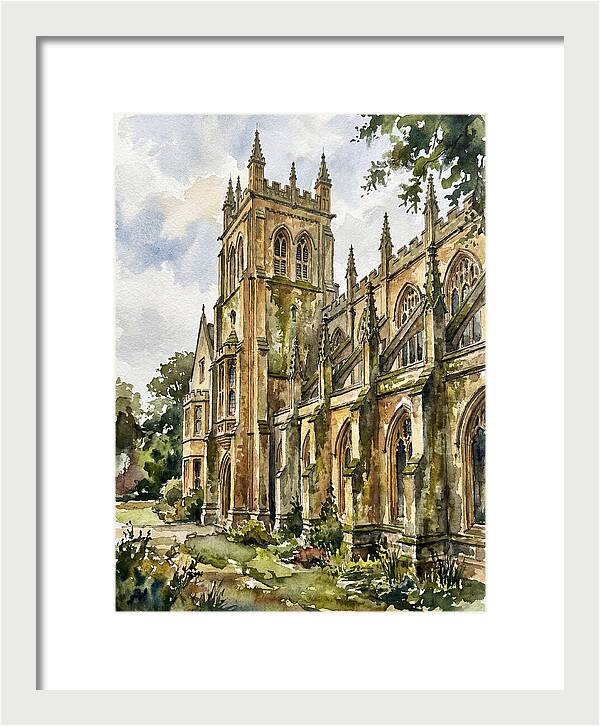 Historic Building Watercolor