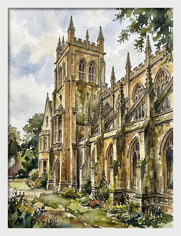 Historic Building Watercolor