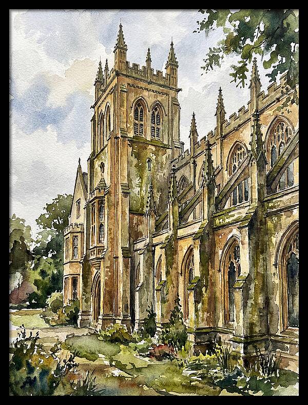 Historic Building Watercolor