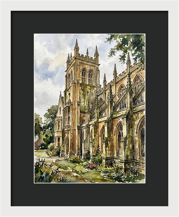 Historic Building Watercolor
