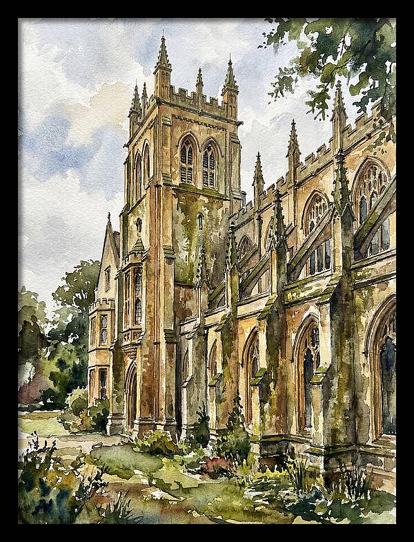 Historic Building Watercolor