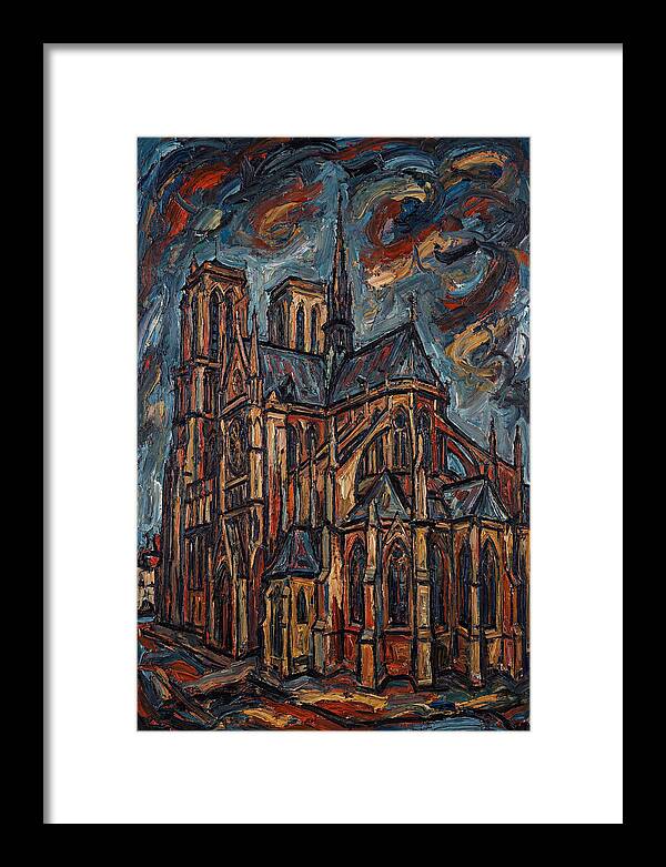 Historic Cathedral In Expressionist Style