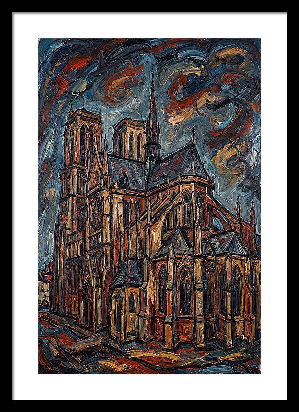 Historic Cathedral In Expressionist Style