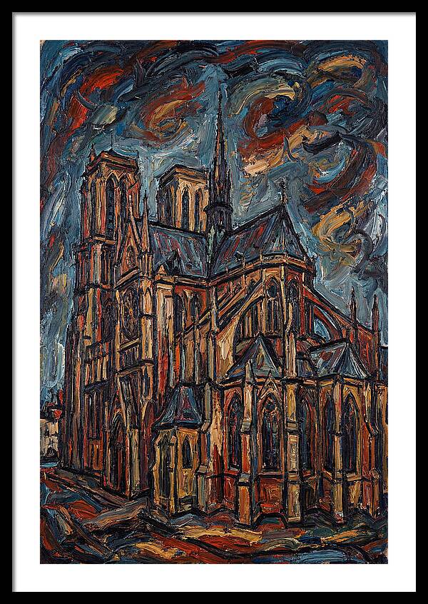 Historic Cathedral In Expressionist Style