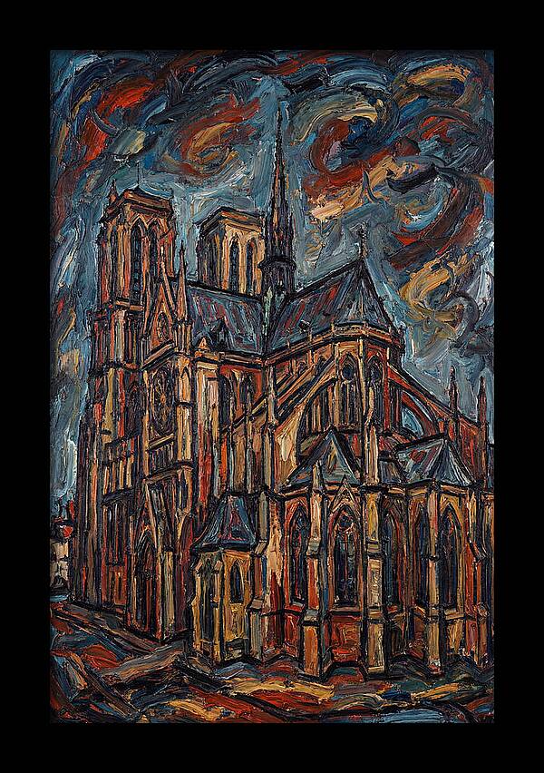 Historic Cathedral In Expressionist Style