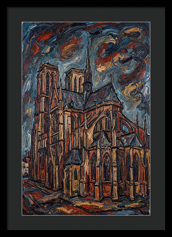 Historic Cathedral In Expressionist Style