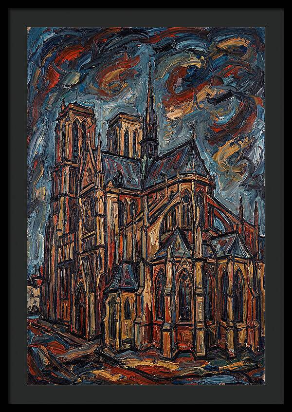 Historic Cathedral In Expressionist Style
