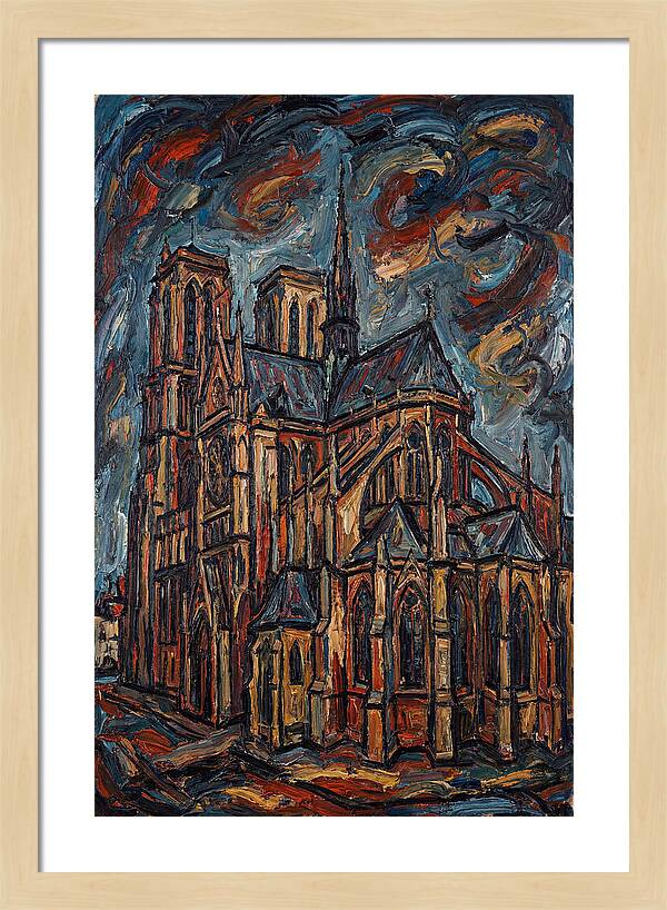 Historic Cathedral In Expressionist Style
