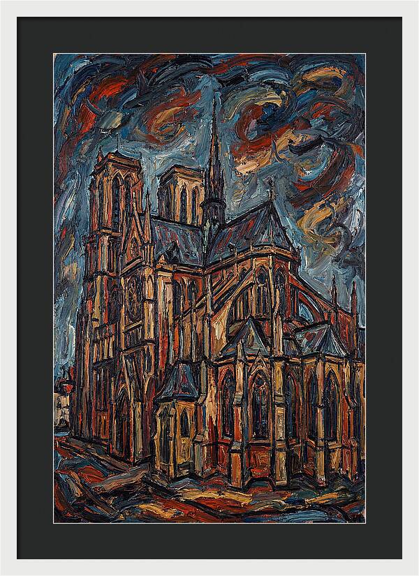 Historic Cathedral In Expressionist Style