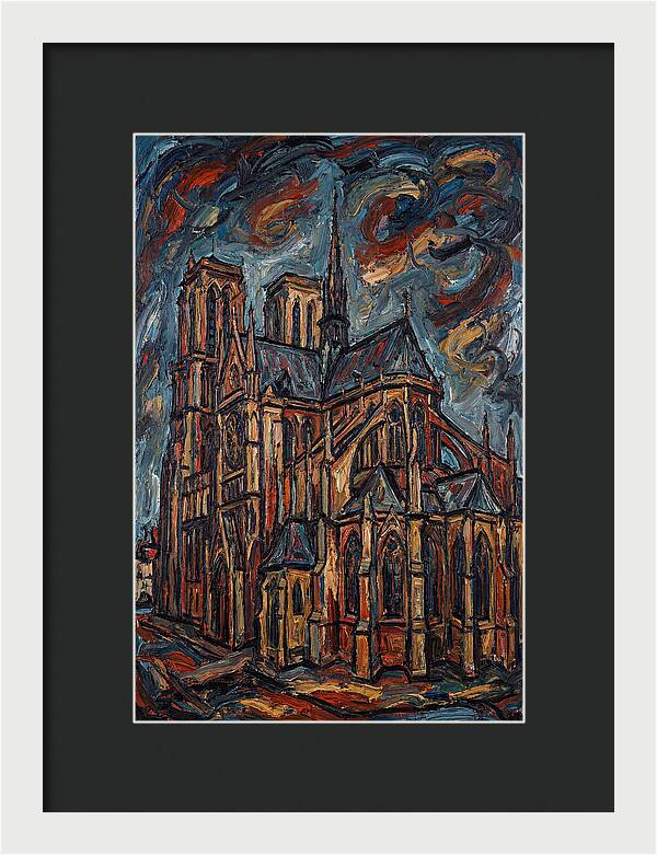 Historic Cathedral In Expressionist Style