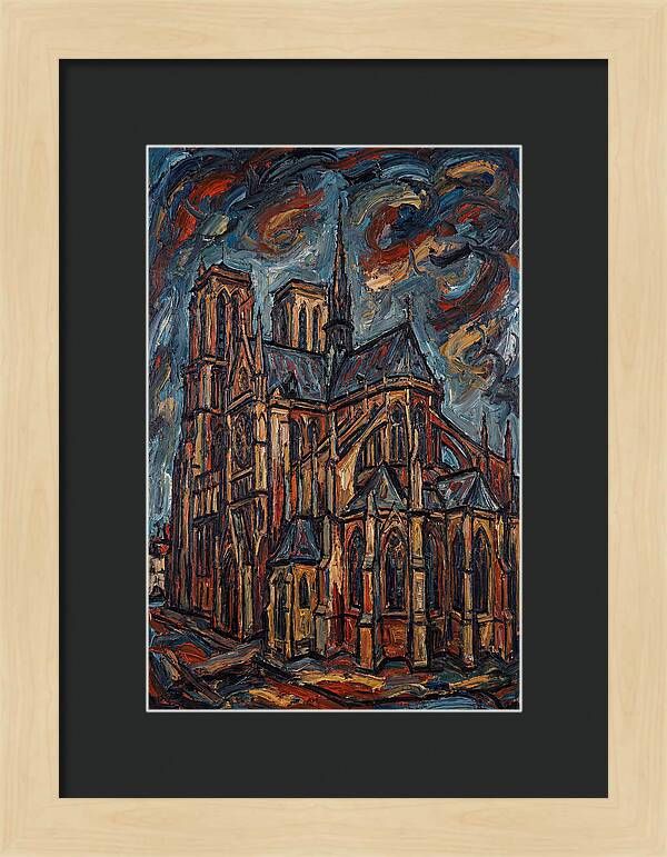 Historic Cathedral In Expressionist Style