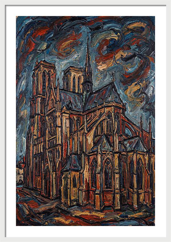 Historic Cathedral In Expressionist Style