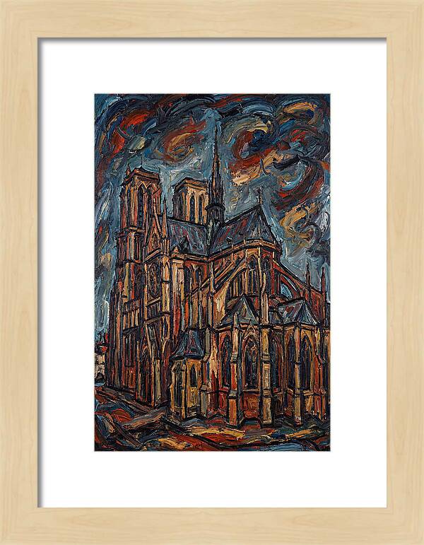 Historic Cathedral In Expressionist Style