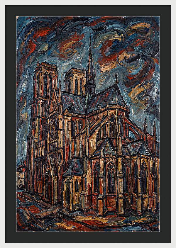 Historic Cathedral In Expressionist Style