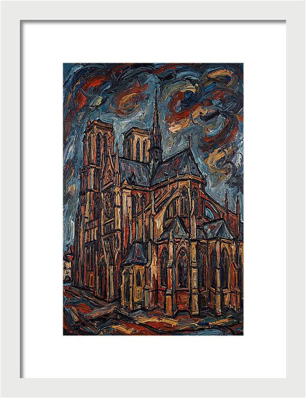 Historic Cathedral In Expressionist Style