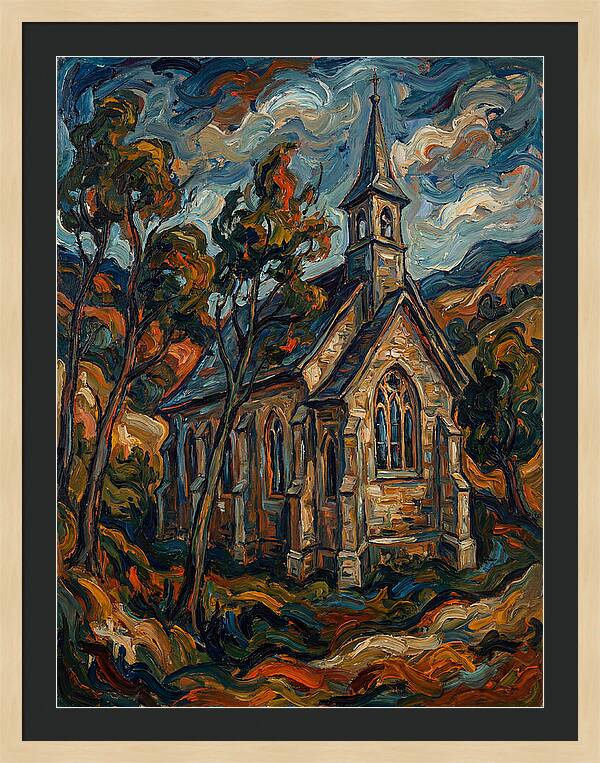 Historic Chapel In Expressionist Style