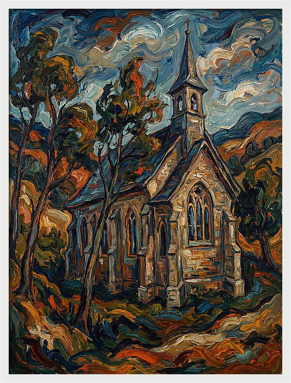 Historic Chapel In Expressionist Style