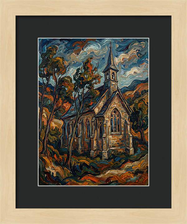 Historic Chapel In Expressionist Style