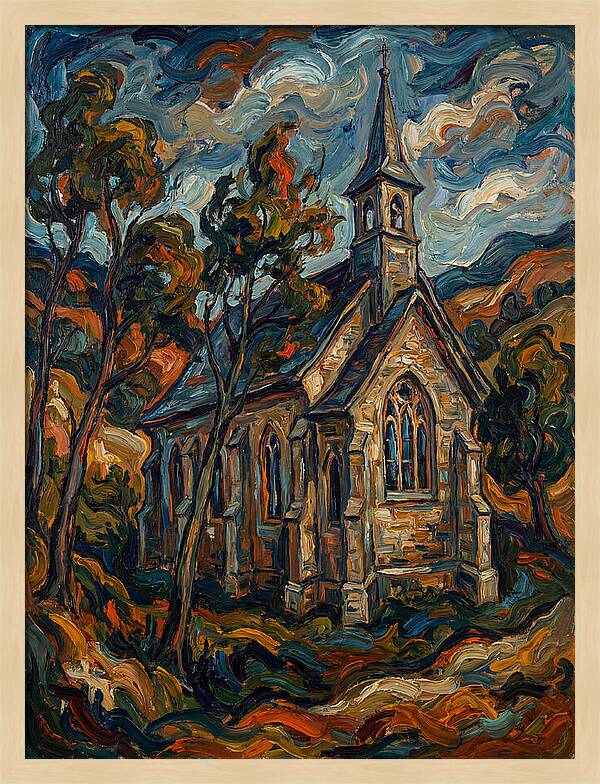 Historic Chapel In Expressionist Style