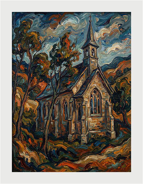 Historic Chapel In Expressionist Style