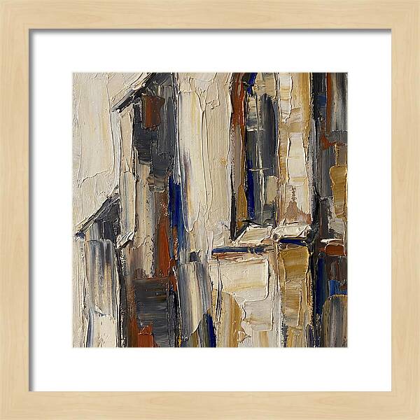 Historic Chapel In Palette Knife Style