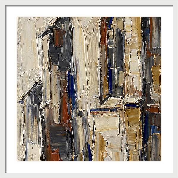 Historic Chapel In Palette Knife Style