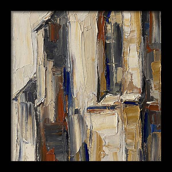 Historic Chapel In Palette Knife Style