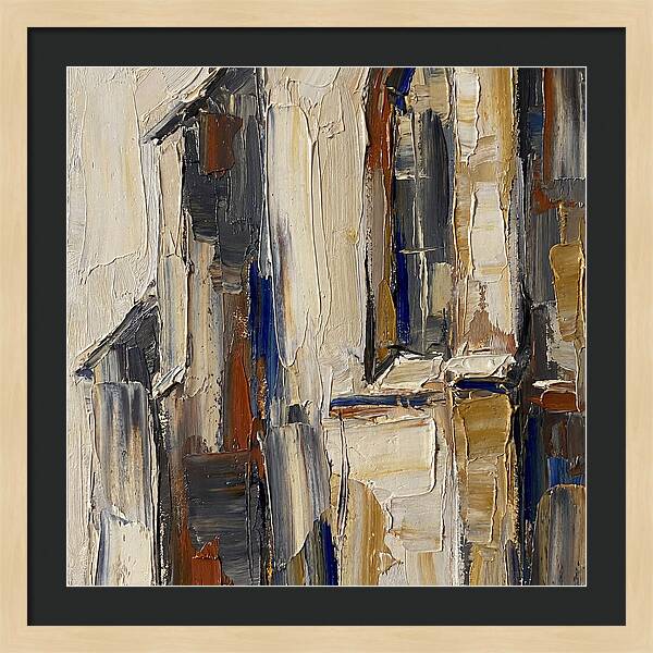 Historic Chapel In Palette Knife Style