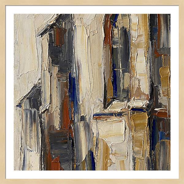 Historic Chapel In Palette Knife Style