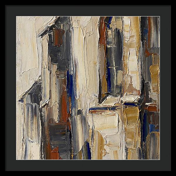 Historic Chapel In Palette Knife Style