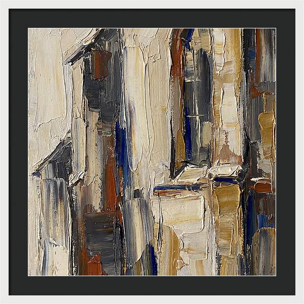 Historic Chapel In Palette Knife Style